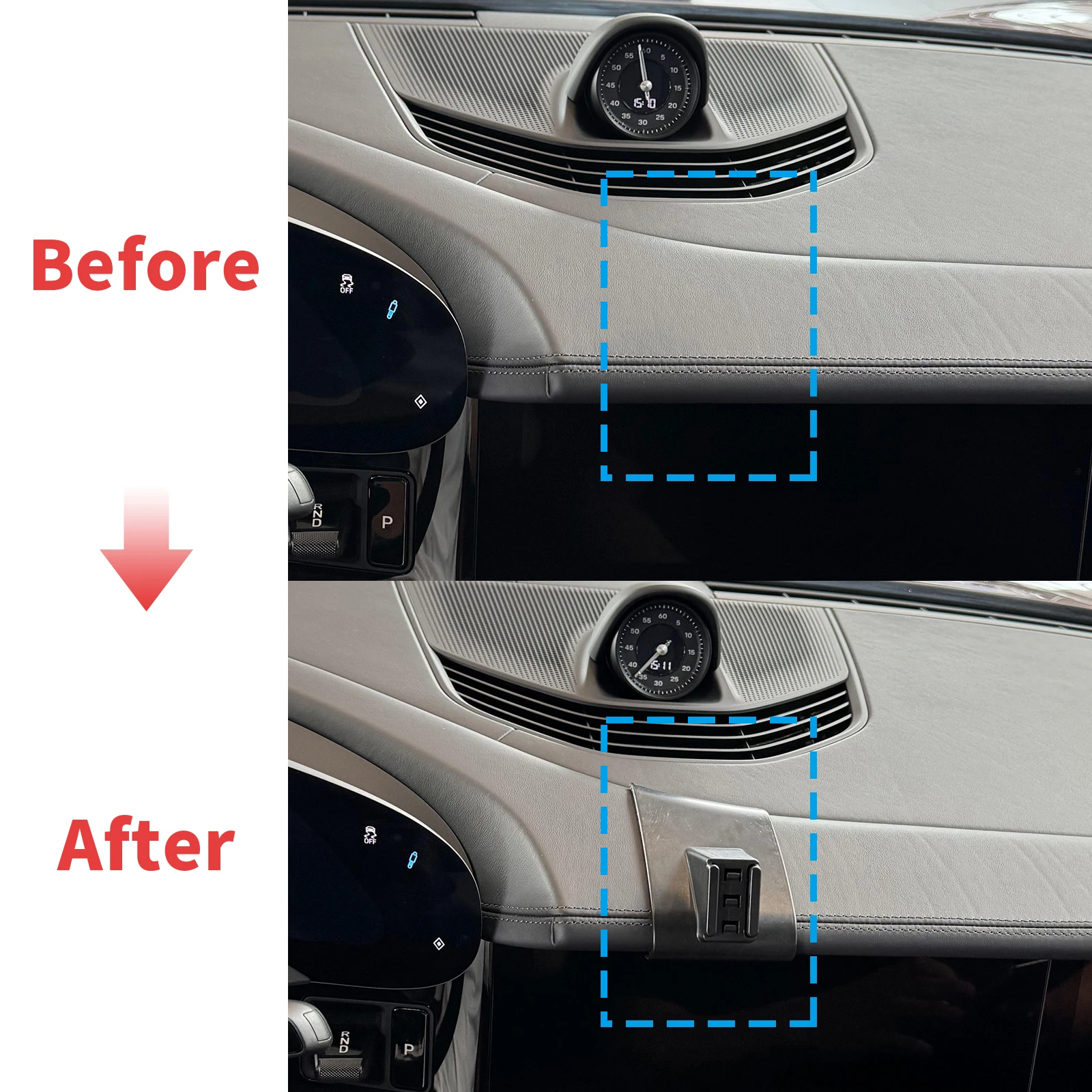 Car Mobile Phone Holder Fit for Porsche Taycan 2019-2024 GPS Bracket Navigation Stand Auto Accessories