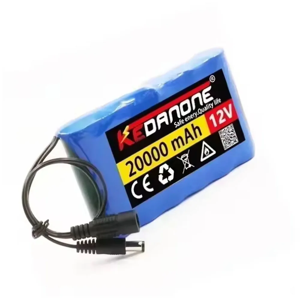 🔥 (Szybka dostawa) Akumulator litowo-jonowy 18650 3S2P 12V 30Ah, do monitora kamery CCTV DC + ładowarka 12,6V
