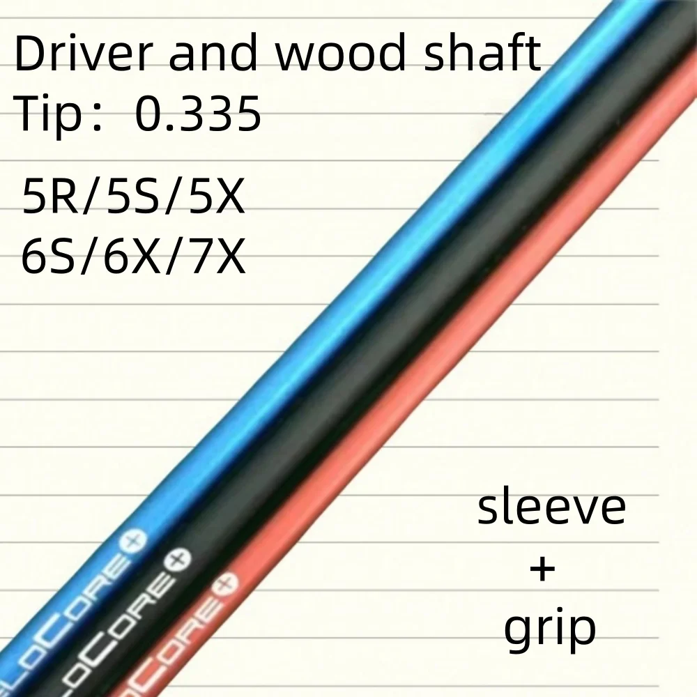 

2024 Golf driver and wooden shaft FU JI VE US blue/black/red 5/6/7 R SR S X graphite shaft free assembly sleeve Golf Accessorie