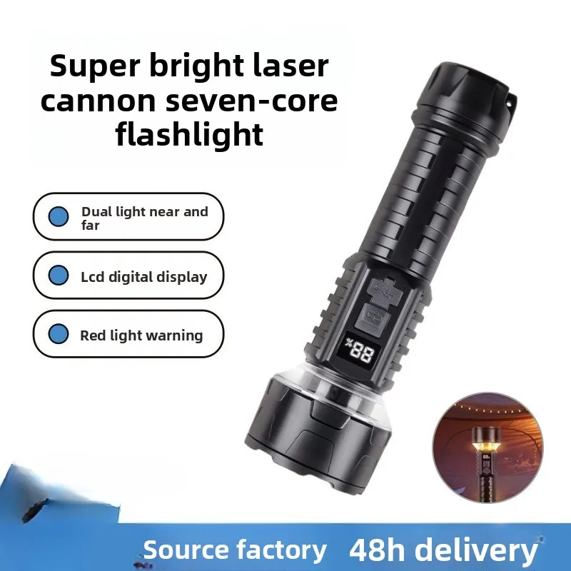 

Высокомощный семижильный супер яркий фонарик Type-c с зарядкой COB, атмосферная диафрагма, уличный светильник для палатки для кемпинга