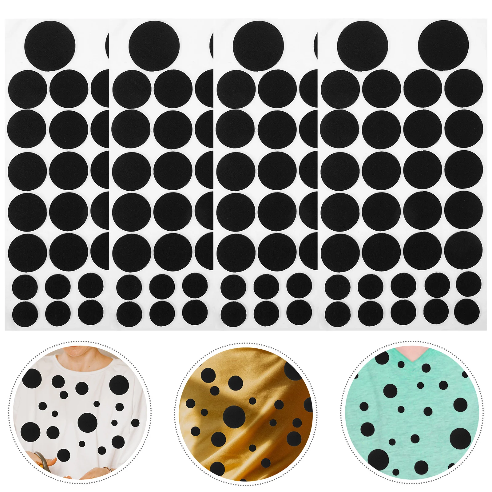 

4 Sheets Colored Stickers Dalmatian Decoration Handmade DIY Accessories Thank You