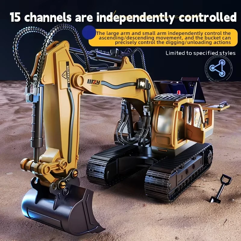 Duża 15-kanałowa koparka zdaln – Kids' Toys Channel recenzja i cena