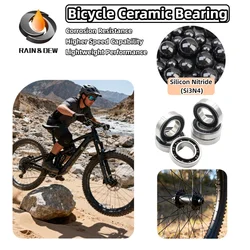1PCS 6805RSCB 25x37x7mm Hybrid Ceramic Bearing ABEC-9 6801 6806 6900 6903 6000 6001 15267 17287 18307 Contains Multiple Models
