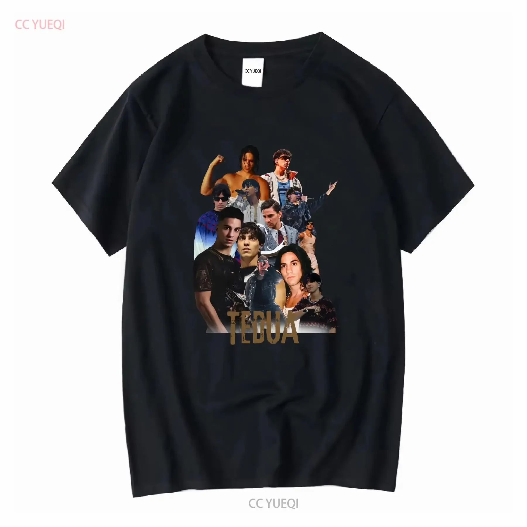 Boxy T Shirt Tedua 1 long or short sleeves vintage Washed homme designer clothes Top For Everyday Wear streetwear Casual