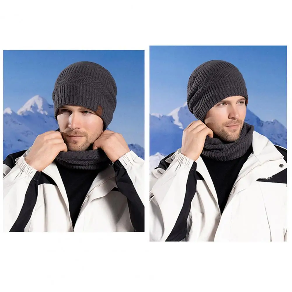 Ensemble de gants et écharpe en peluche avec protection des oreilles, coupe-vent pour la météo, cyclisme en plein air, hiver