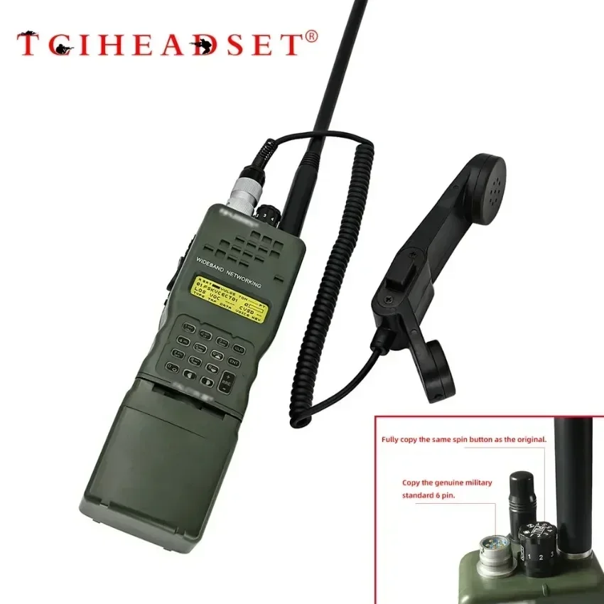 

Tactical Microphone 6 Pin Handheld H250 PTT Tactical Military Adapter for AN/PRC 148 152 Walkie Talkie ,PRC-152 Dummy Model