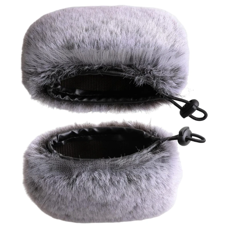 Y1UB Microphone Furry Windscreen Muff Filter Cover for PCM-D10 Handheld Portable Recorder Outdoor Videography Vlog Film