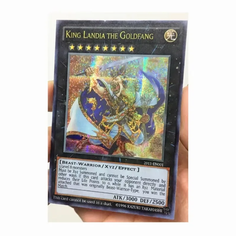 Yu Gi Oh King Landia The Goldfang World 2011, призы, английские игрушки «сделай сам», хобби, коллекционные предметы, коллекция игр, аниме-карты