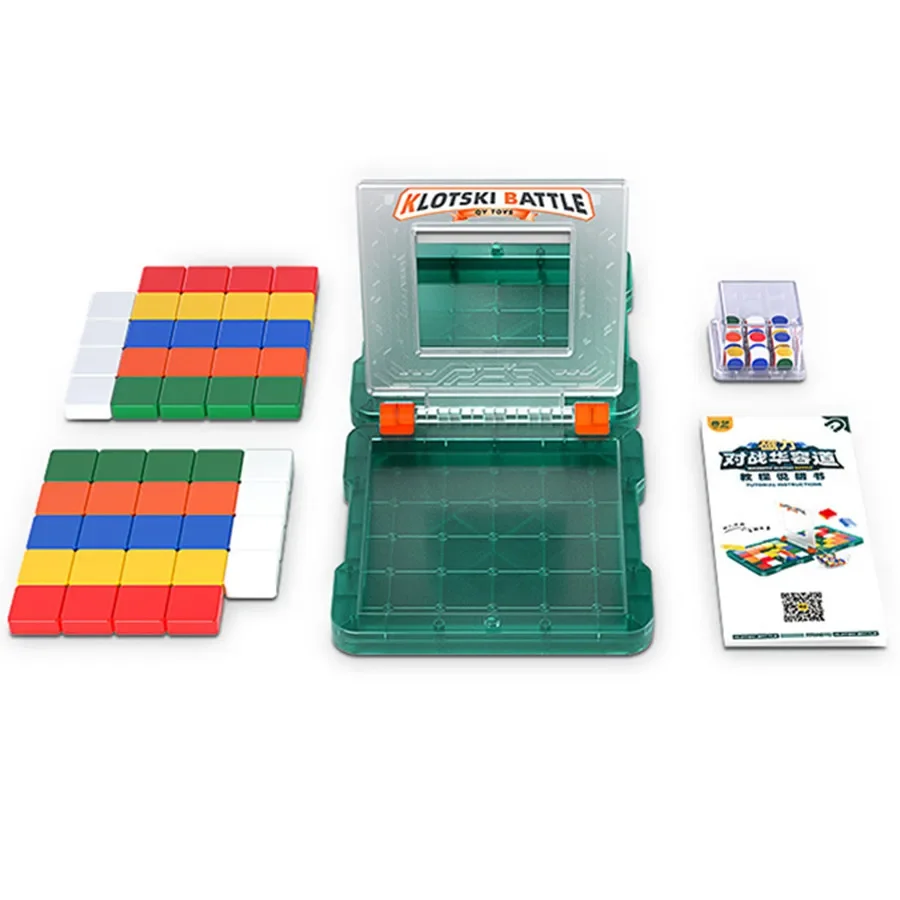 Qiyi Cube Magnetic Klotski Battle Route Huarong Color Square Puzzle Wisdom Family Game