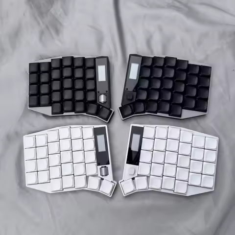 Sofle Low Profile Split Keyboard Kit Custom Roller Joystick 58Key Hotswap Choc Kaih Switch ZMK Bluetooth Wireless Split Keyboard