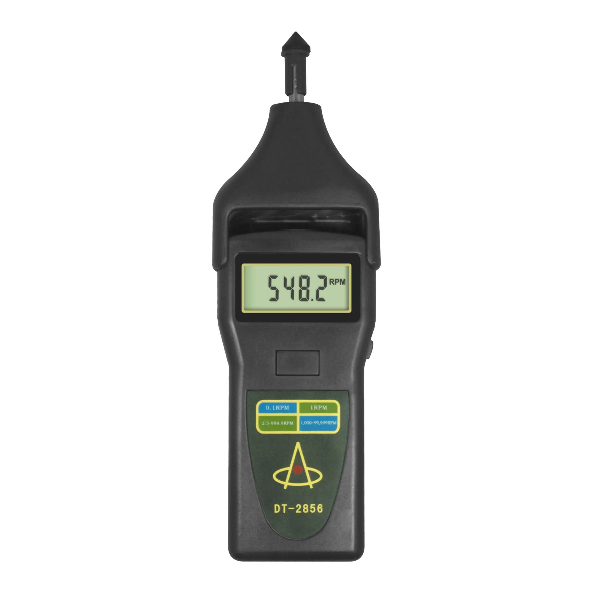 Digital tachometer DT-2856 laser contact tachometer to measure motor speed, linear speed or frequency 0.5~999.9r/min