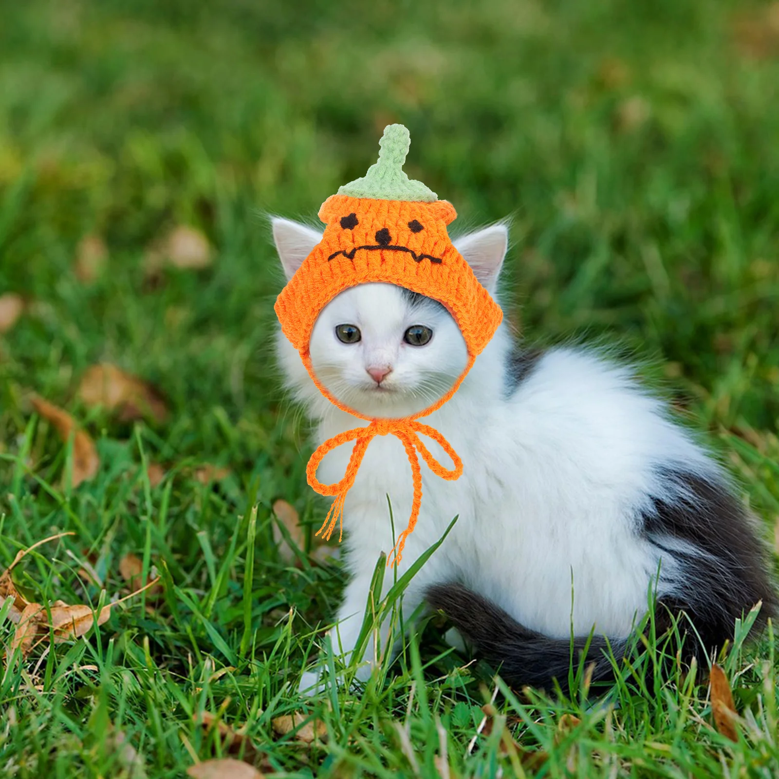 

Halloween Pet Pumpkin Hat Soft Comfortable Adjustable Strap Cat Pumpkin Headwear Costume Party Dress Up Accessories