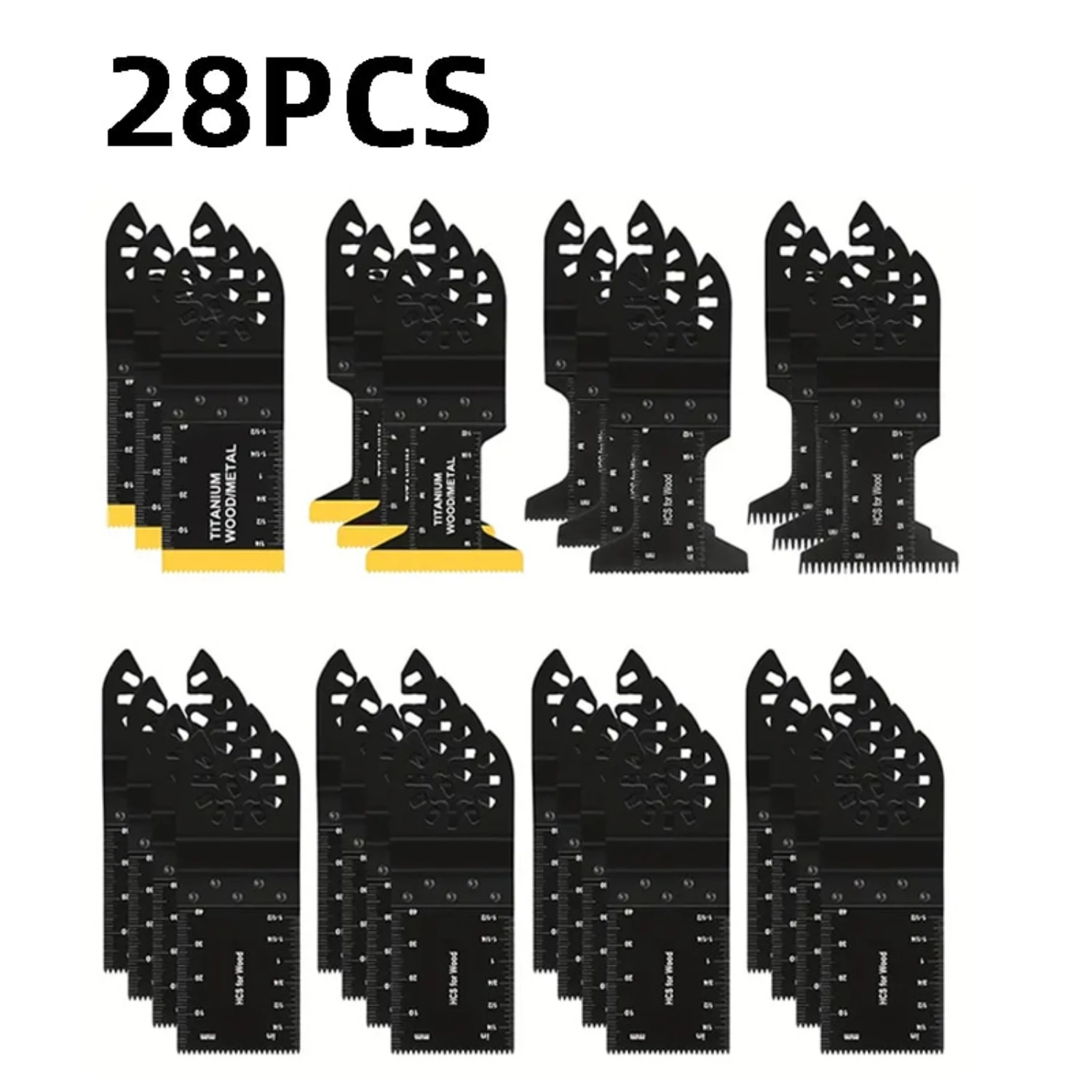 Choose a Highly Durable and Wear-Resistant Bimetallic Saw Blade for Precise Metal Cutting - Available in 28PCS or 20PCS Pack Siz