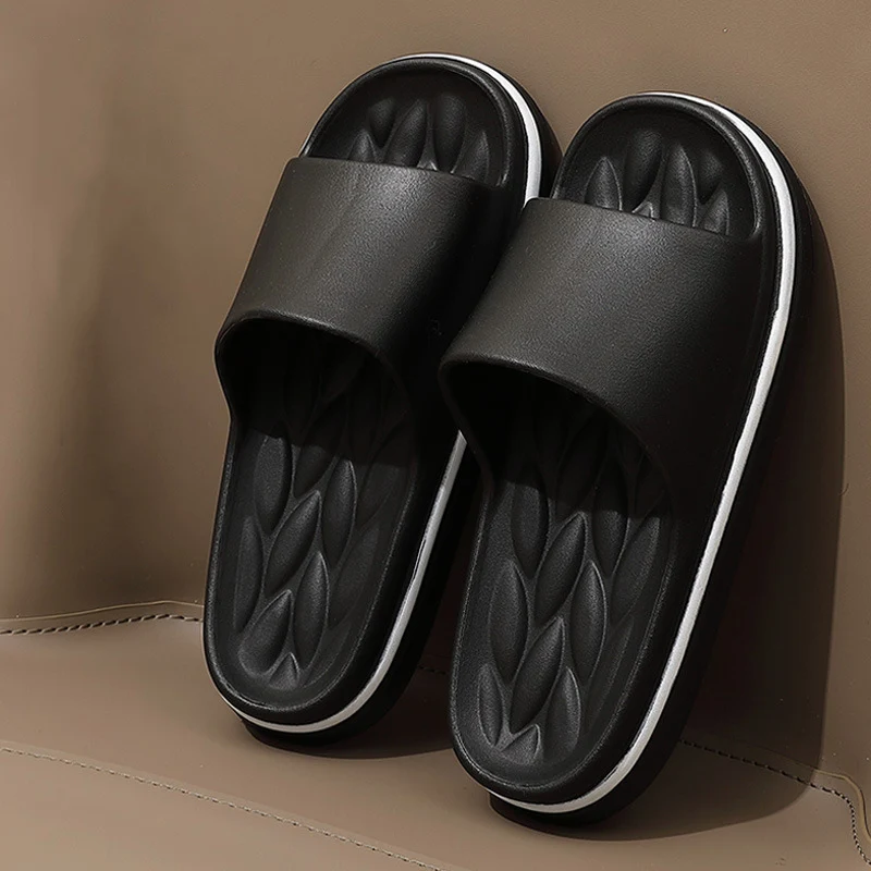 

New Women Indoor Soft EVA Slippers Thick Bottom Couples Men Summer Beach Sandal Anti-Slip Home Casual Bathroom Soft Flip Flops