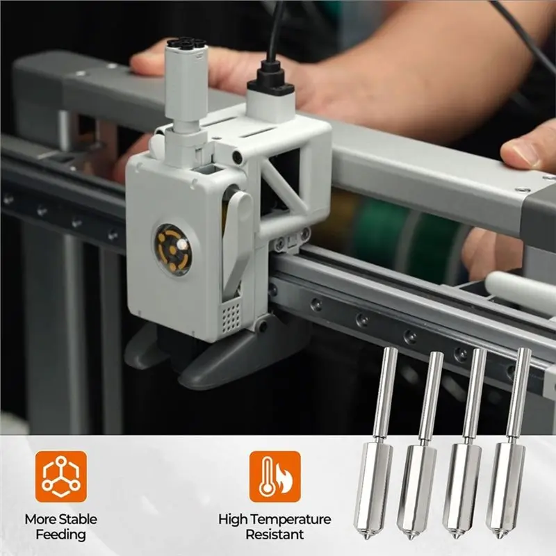 A69Z For Anycubic Kobra S1 Max For 4-Pack Hardened Steel Nozzle Kit Including Accessories 3D Printer Parts