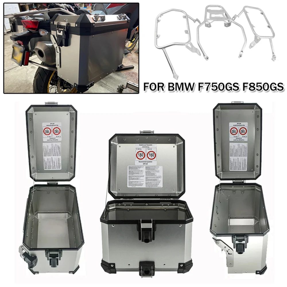 

Motorcycle Panniers Saddlebag Top Case Box Aluminum Luggage For BMW F750GS F850GS ADV Adventure F750 F850 F 750 850 GS 2018-2022