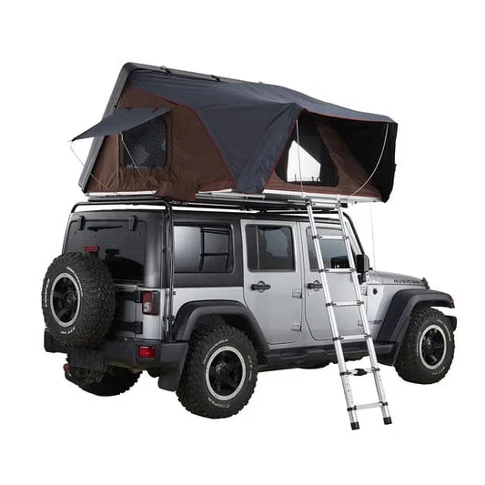 

2-3 People Car Roof Tent Hard Shell Auto Part Automotive Rooftop Tent with Aluminum Alloy Folding Ladder