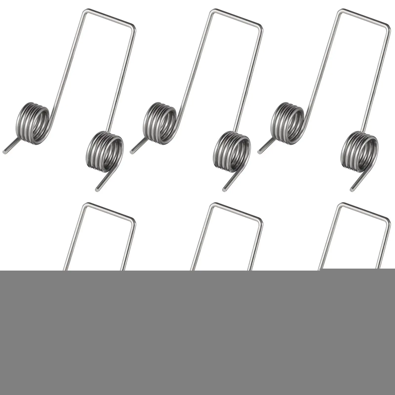 6 Pcs Trash Can Accessories Replace Wire Torsional Springs For Garbage Stainless Steel Bucket Lid Metal Lids