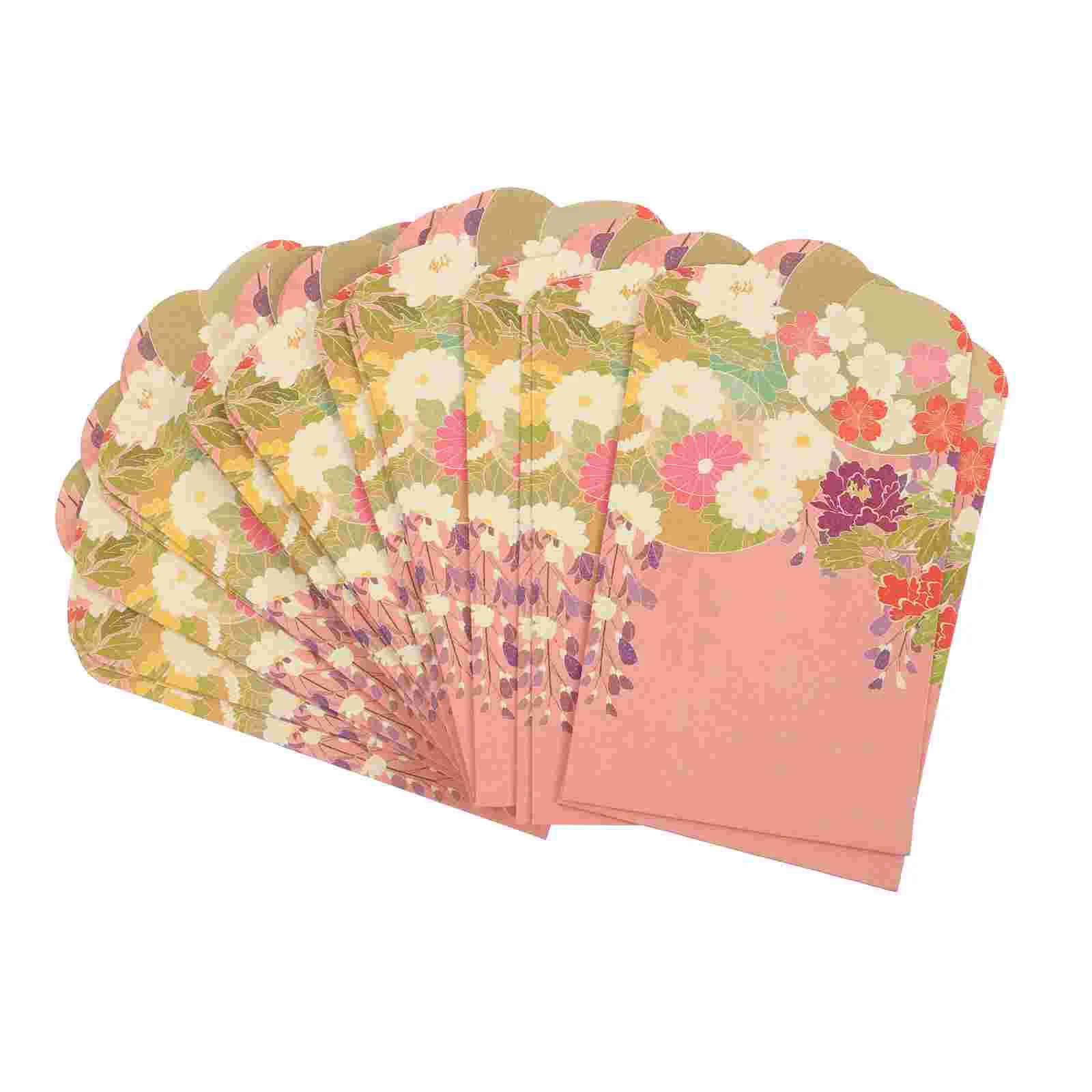 30 Pcs Japanese Style Small Red Envelope Decor Party Pocket Packing Bag Money Pouch Wedding Present Pouches Paper