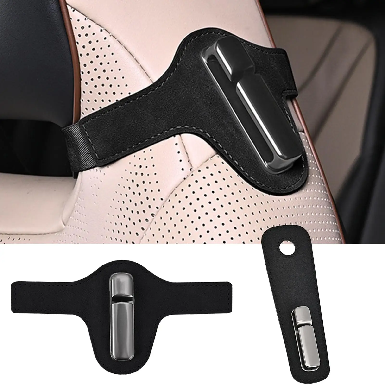 Seat Belt Holder Retainer Automobile Seat Belt Retainer Quick-Release Noise-Reducing Fixing Buckle Automobile Interior Accessory