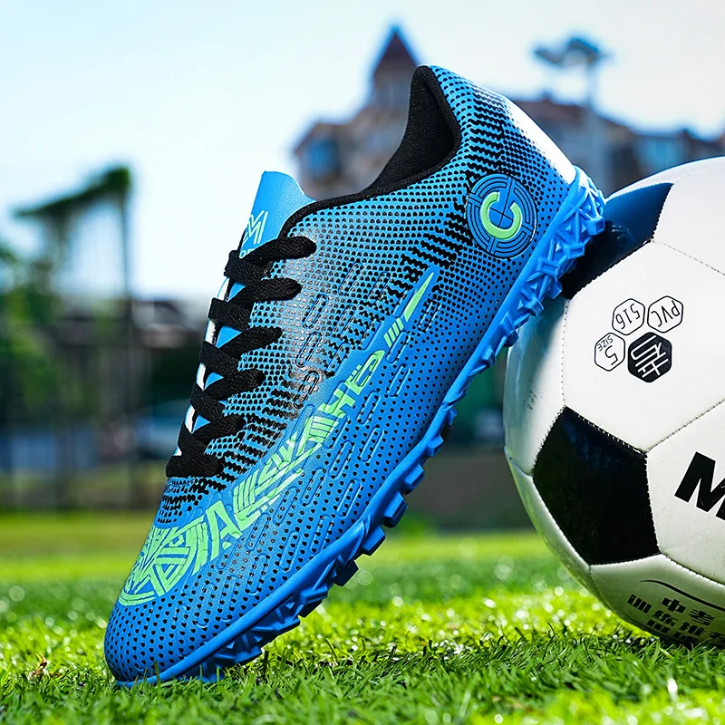 New Men Soccer Shoes Professional Football Boots TF Outdoor Comfortable Lightweight Sports Shoes Long Spikes High-quality Futsal