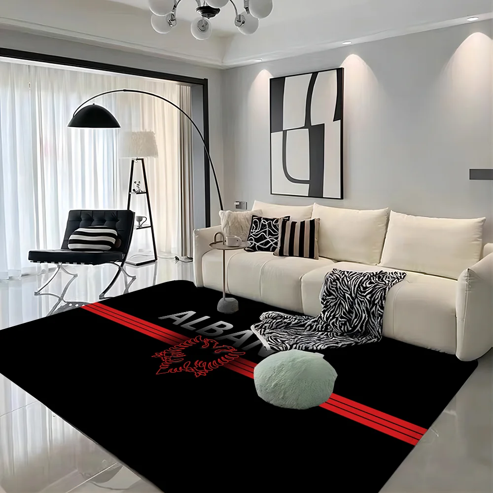 Albania Flag Kitchen Mat Kids Room Bedroom Decoration Balcony Anti-Slip Doormat Living Room Alfombra