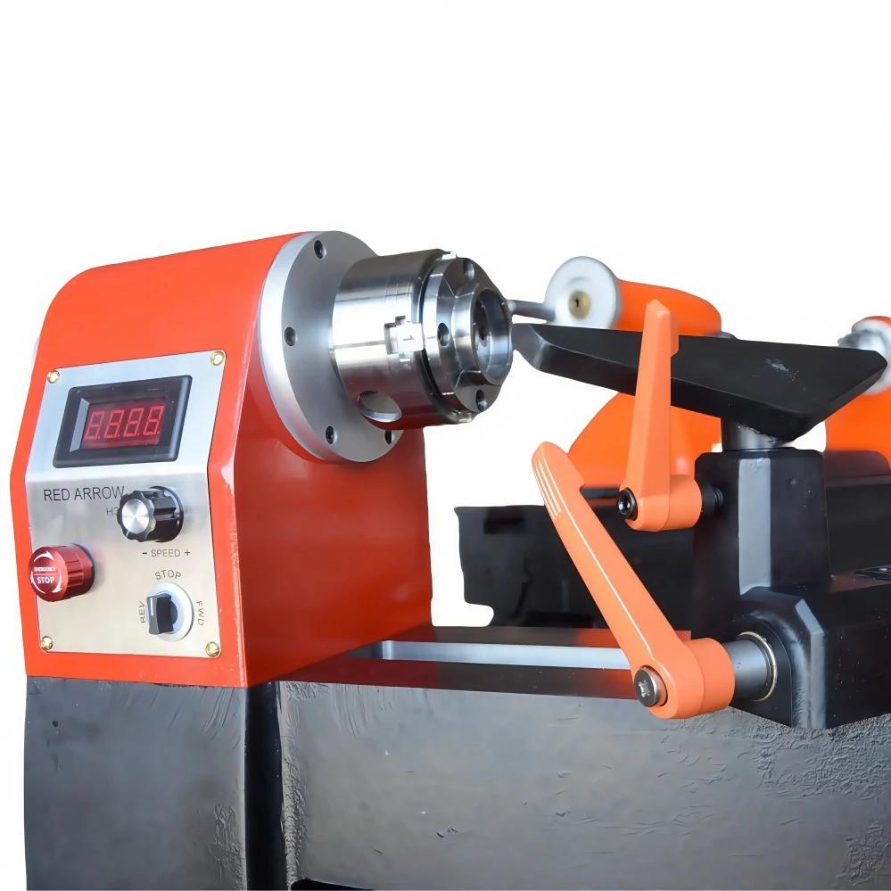 Machine with Core Inclining Motor Gear Engine Includes Wood Lathe Multifunctional Woodturning Lathe