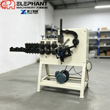 Customizable Wire Ring Making Machine PLC Controlled Hydraulic CNC Metal Coil Forming Equipment