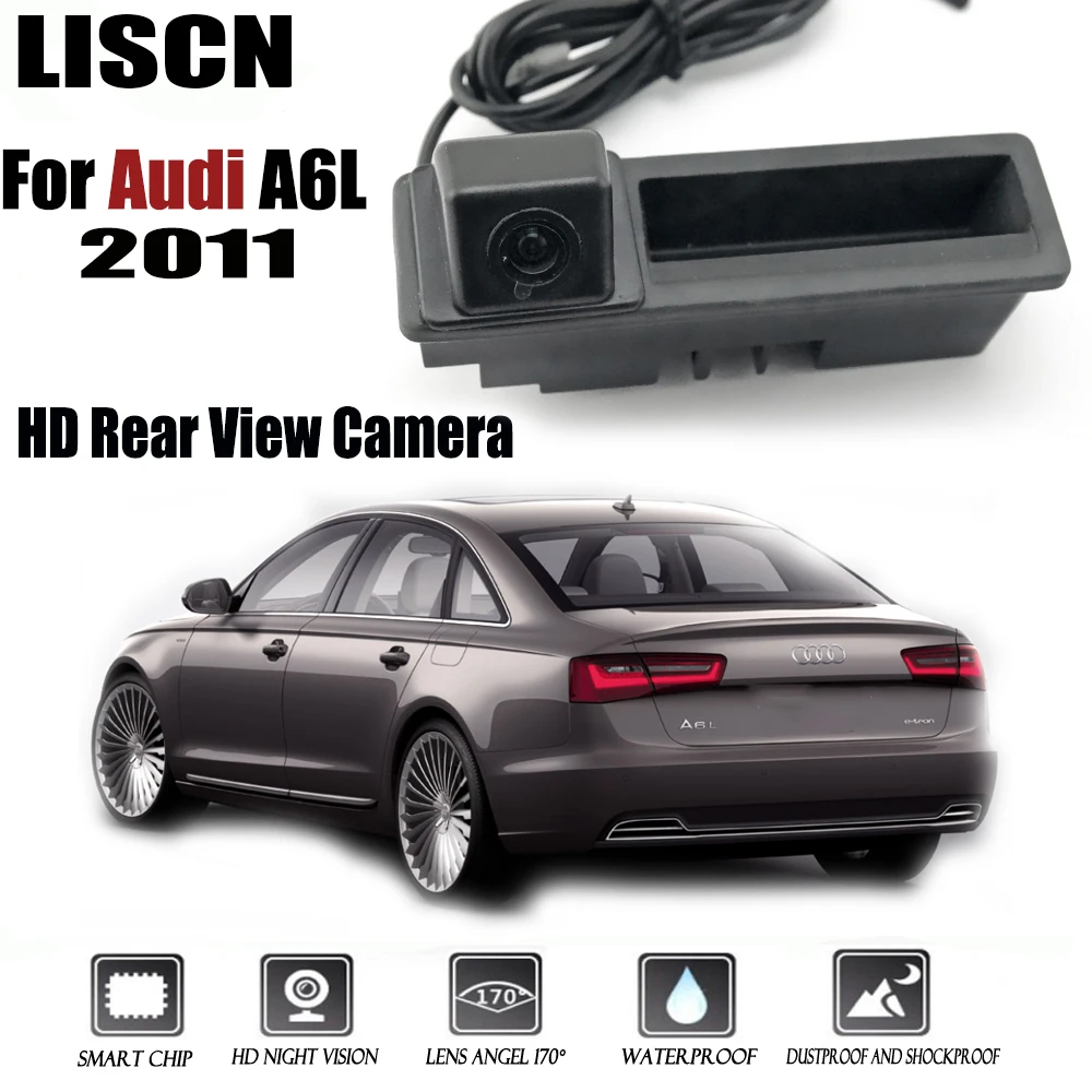 Car Rear View Camera For Audi A6L 2011 Instead of Original Factory Trunk Handle Camera / Reversing camera Backup