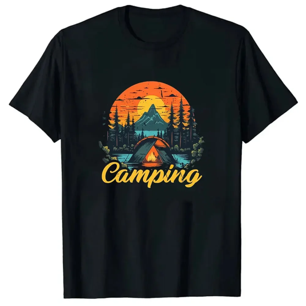 Горная палатка с круглым вырезом и принтом