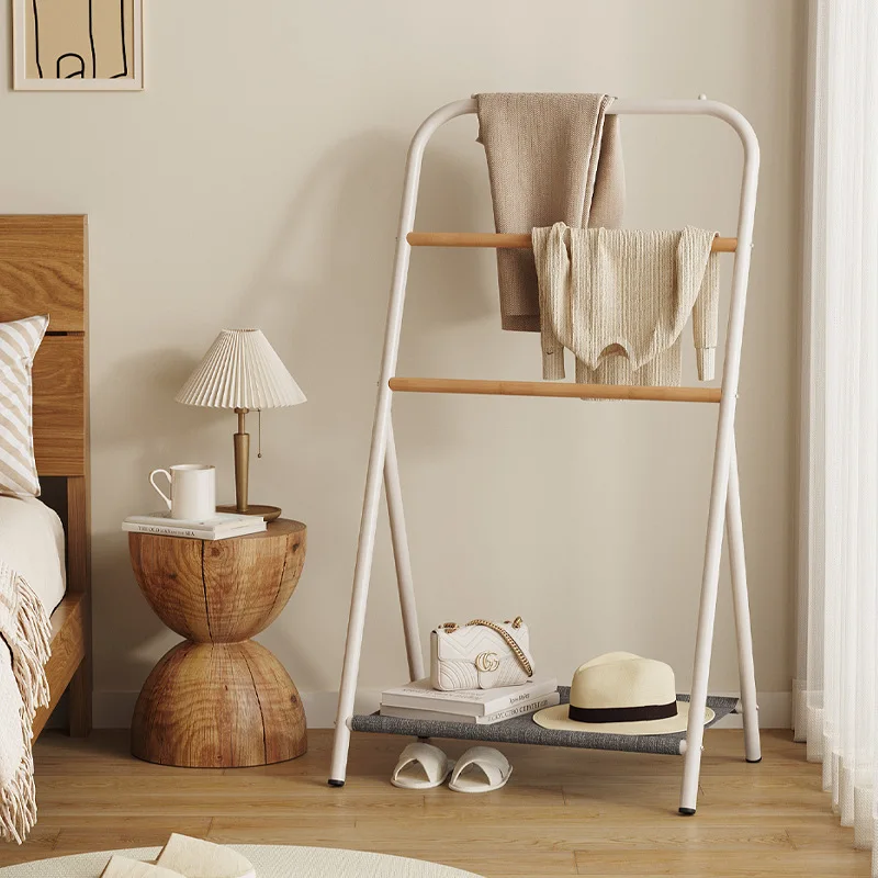 

Simple white Clothes hanger home standing space saving clothing organizer cheap interior muebles almacenamiento room furniture