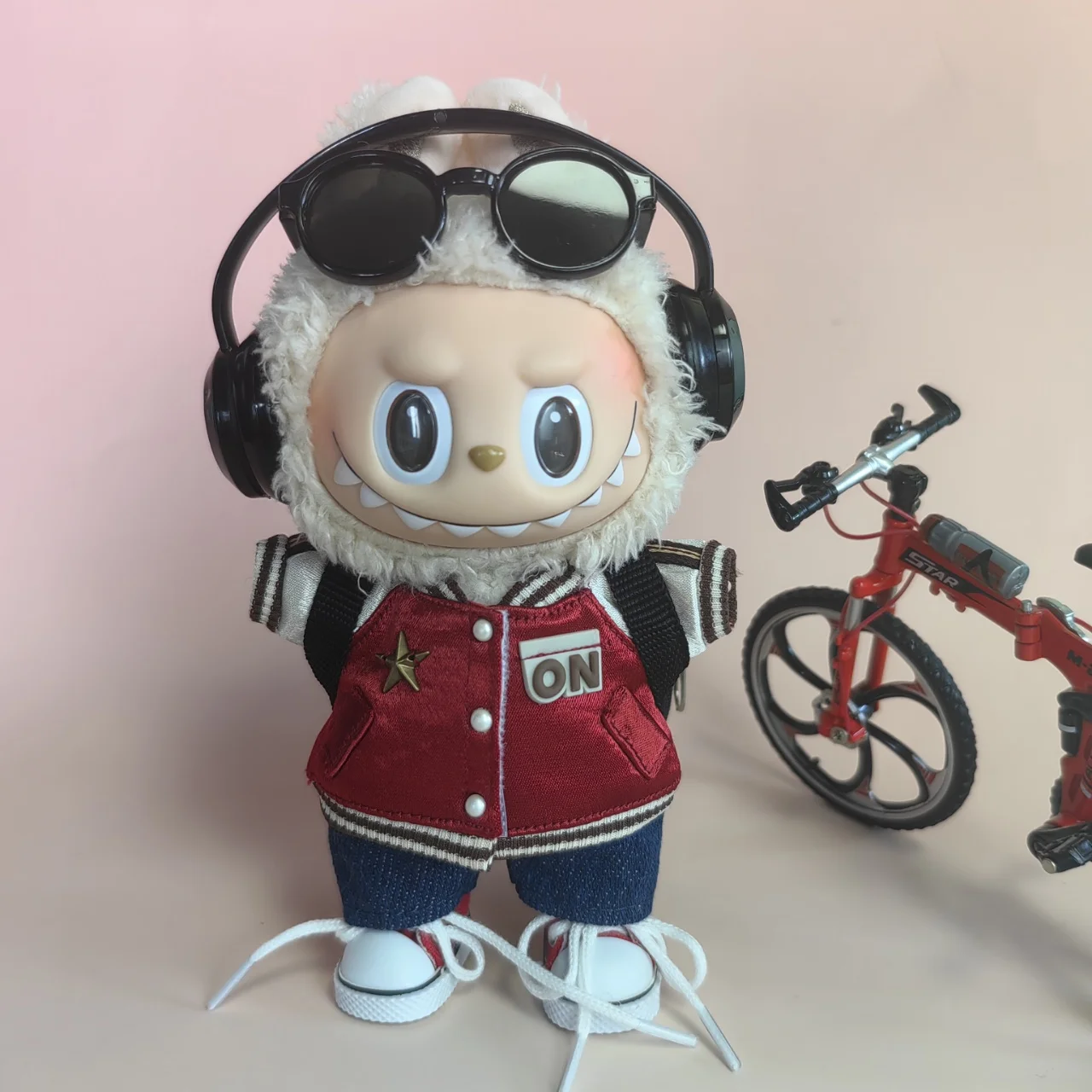 

Mini Doll Clothes Accessories for Korea Kpop EXO 15-17cm Labubu Idol V1 V2 Baseball Shirt Pants Shoes Clothes Gift