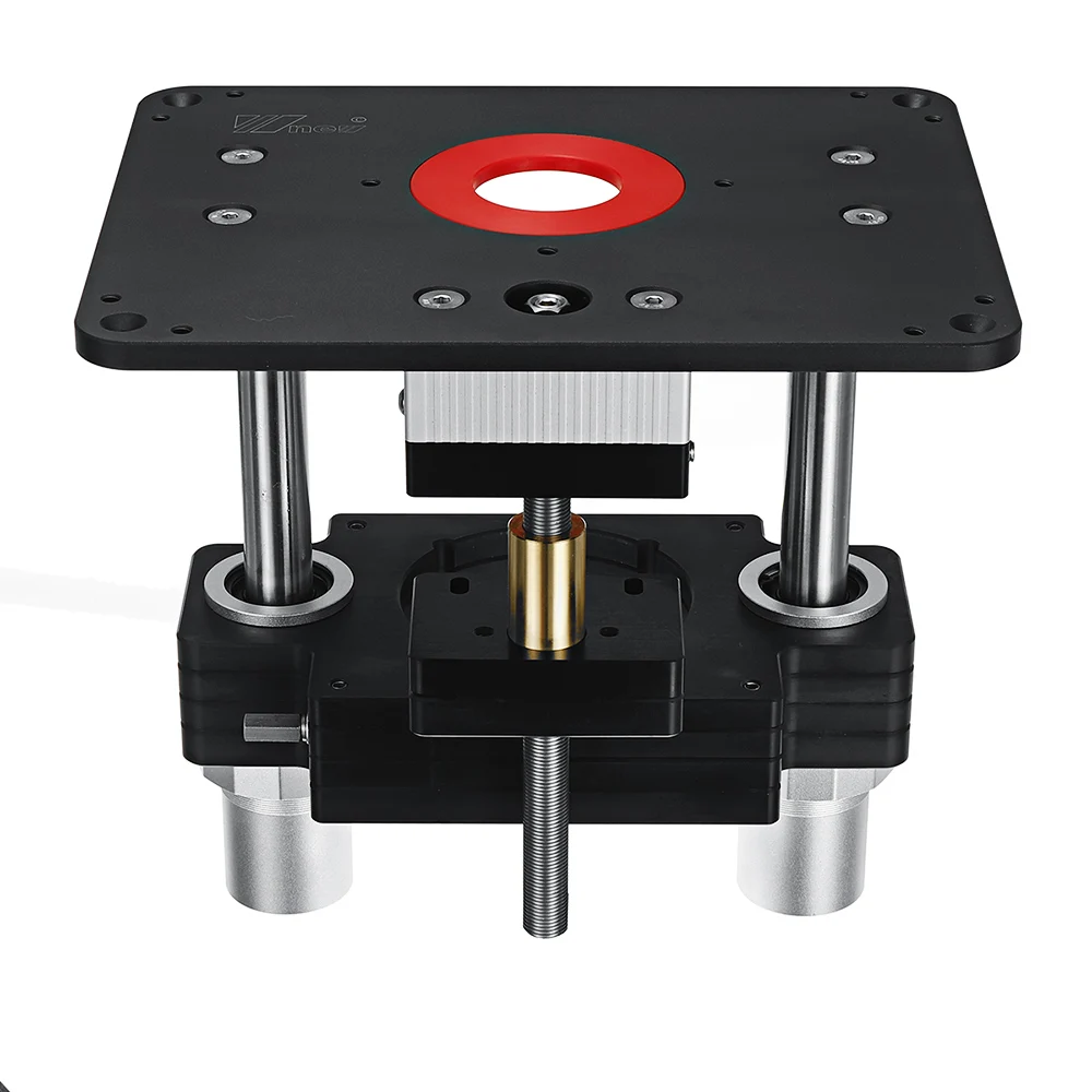 Wnew Woodworking Heavy Duty Router Lift with Aluminium Router Table Insert Plate Woodworking Tools