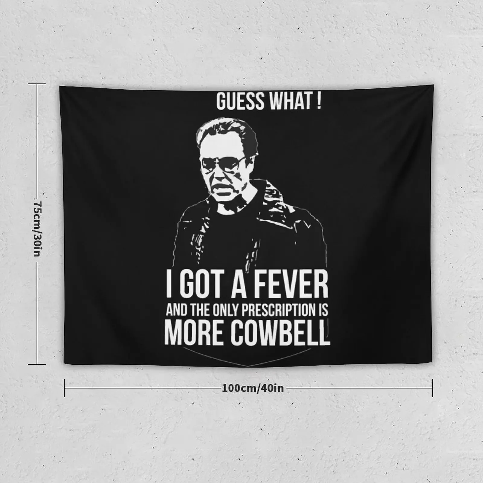 MORE COWBELL Essential Tapestry Decorative Wall Bedroom Decorations Tapestry