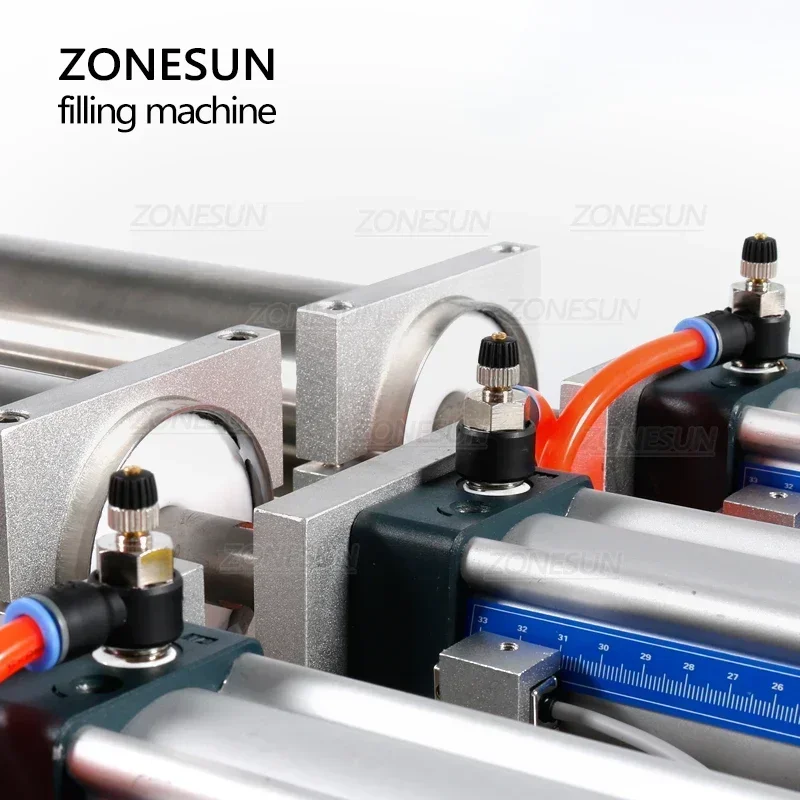ZONESUN ZS-YT4 Pneumatic Bottle Filling Machine Dispenser Filler Machinery For Oil Water Perfume Food Beverage
