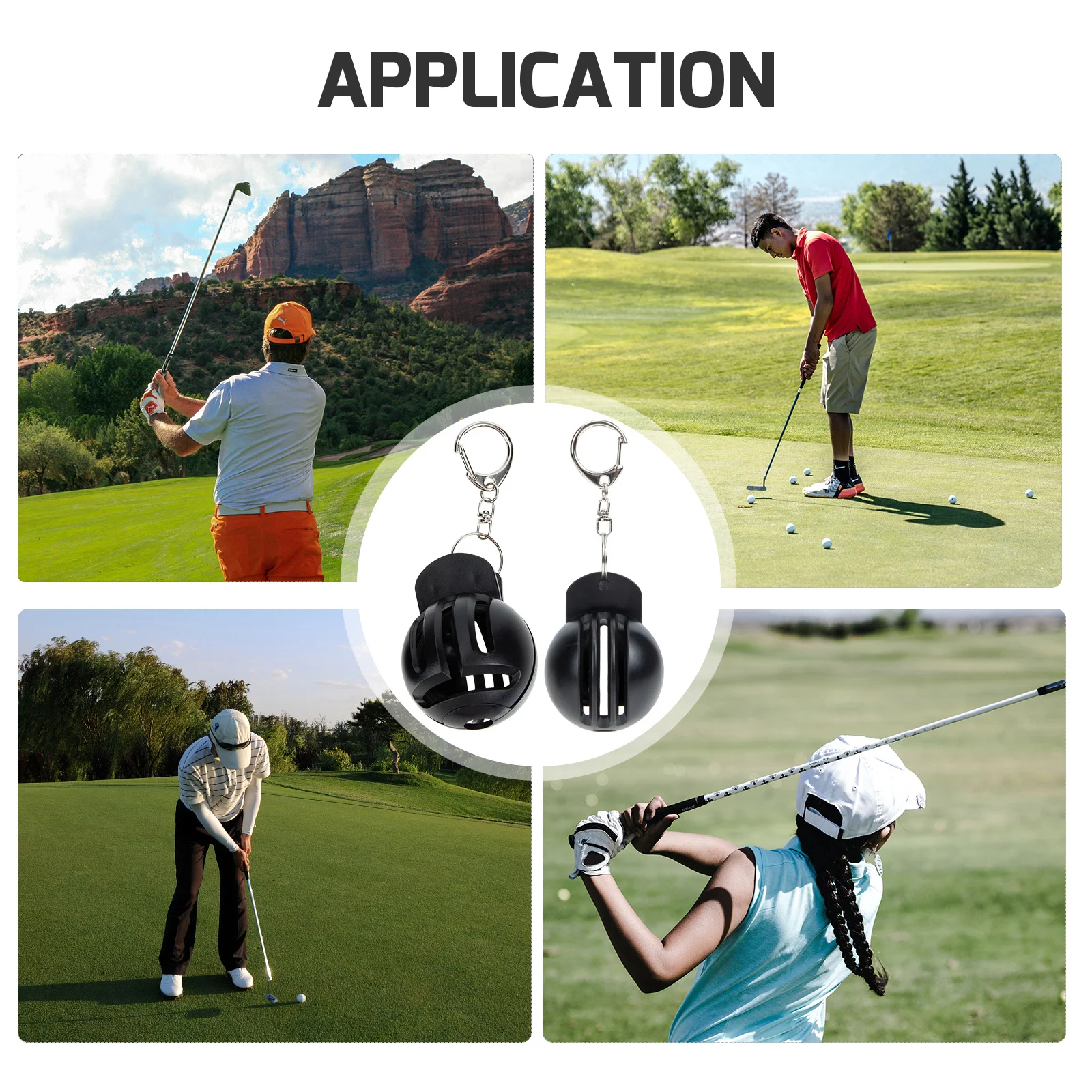 2 قطعة كرة جولف خط ماركر أداة المحمولة البلاستيك جولف الاستنسل لرسم النقاط على كرات الغولف تصميم دائم خفيف الوزن