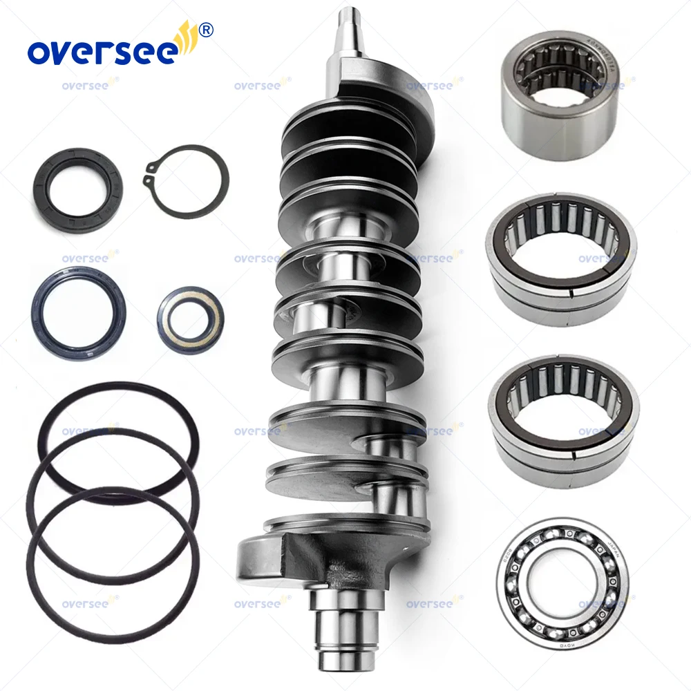

6G5-11411 Crankshaft Repair Kit For YAMAHA 2 Stroke 90HP 150 HP 200HP V6 Outboard Motor 6G5-11411-01 With Bearings and Seals