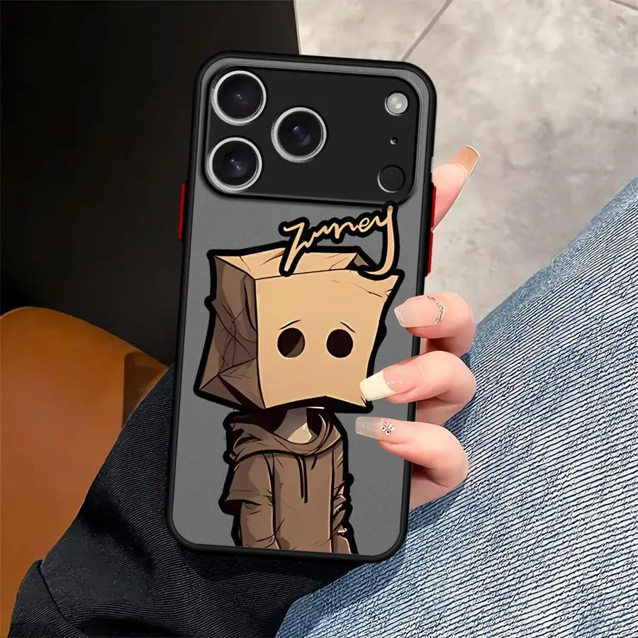 ايمو الكرتون ورقة رجل نمط الحال بالنسبة آيفون 12 13 11 برو ماكس 13 Mini 17 الهواء 7 8 XS ماكس 15 16 14Plus غطاء ناعم