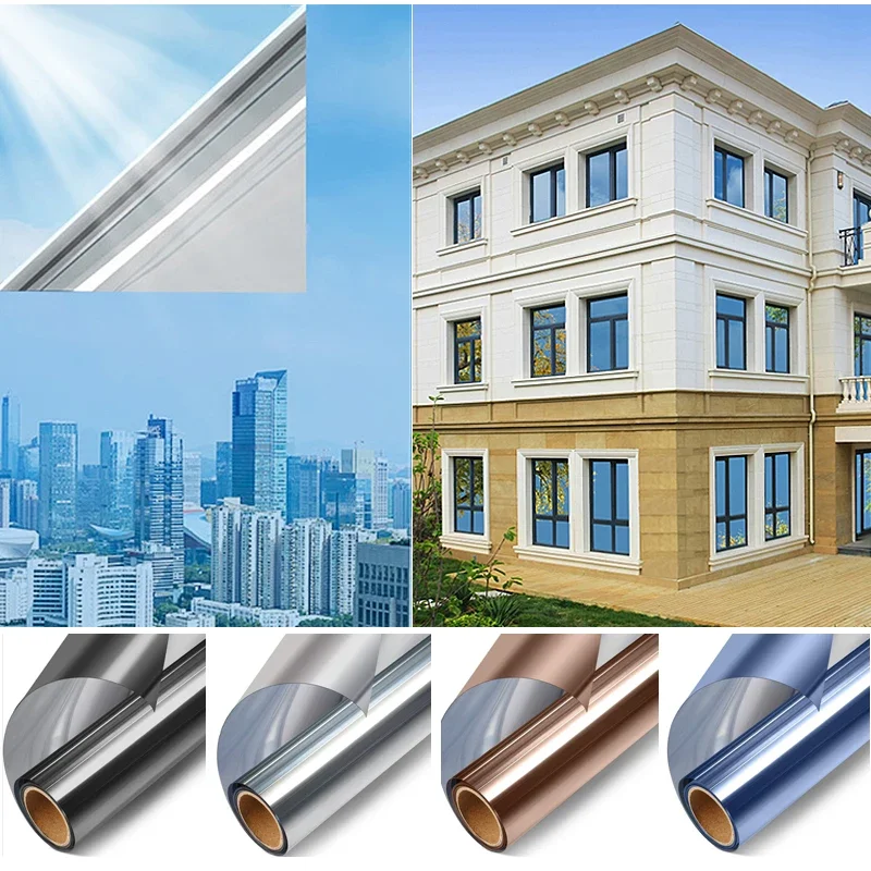 Window privacy film,glass sticker,one-way sunscreen thermal insulation film,anti-ultraviolet, anti-peep window film window tint