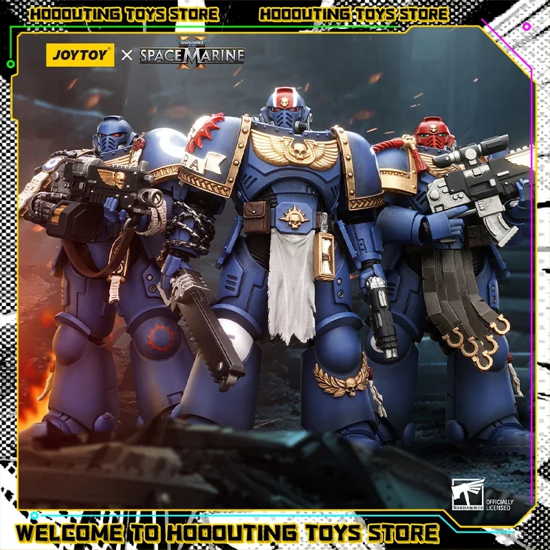 [Pre-Sale] JOYTOY Warhammer 40K 1/18 Anime Model Toys Ultramarines Lieutenant Titus Gadriel  Figures Handcrafted Model Gift