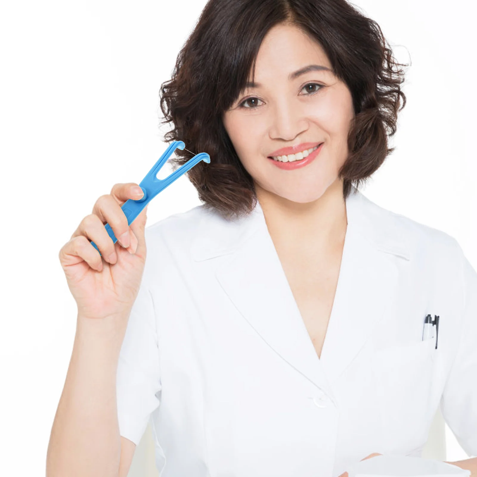 

4pcs Picks Dental Holder Replaceable Sticks For Teeth Cleaning Oral Care Floss Stick For Teeth Cleaning Tools Threader Floss