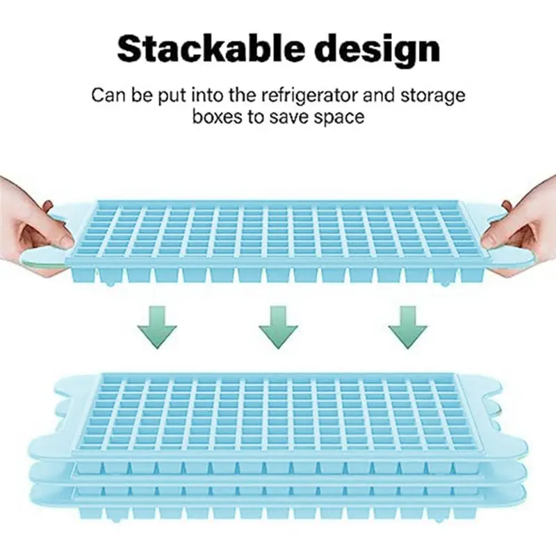 A78I 冷凍庫用ミニトレイ：36個の簡単取り出しキューブアイストレイ付き小型冷凍庫用トレイ