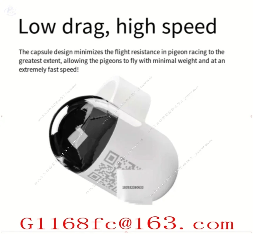 Mini Real-Time GPS Locator Waterproof Pigeon Ring 4G Network GSM Android IOS Trajectory Locator Made Durable Plastic LBS