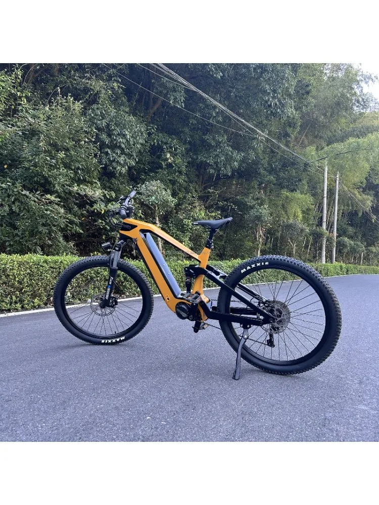AliExpress NONE 750W M560 Mid Drive Motor Carbon Fiber Electric Mountain Bike 10 Speed 80Km Range Off Road Adult Outdoor Cycling E Bicycle