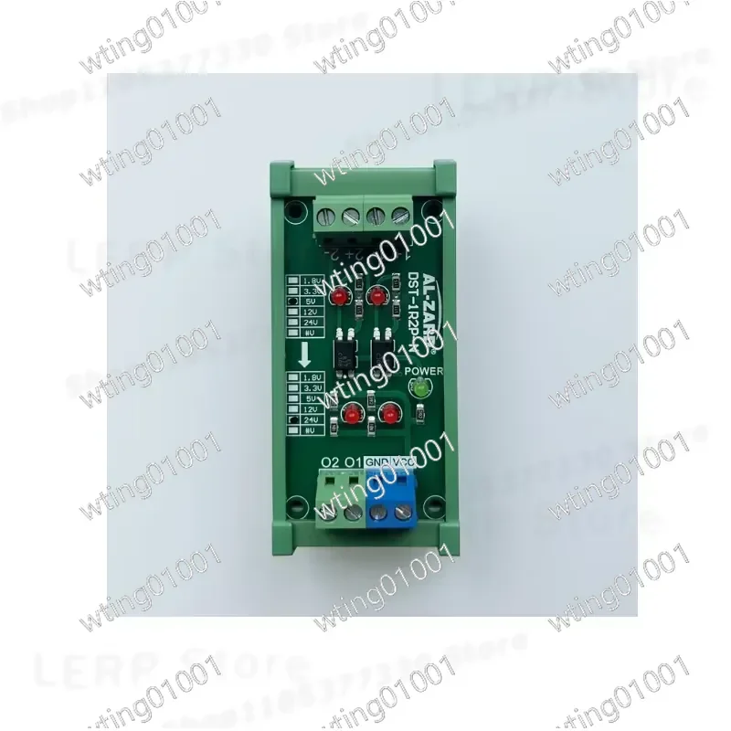 for Dual Channel Optocoupler Isolator NPN PNP Logic Level Shifter Voltage Translator Module Compatible with 3.3V 5V 12V 24V