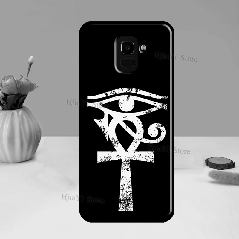 Ancient Egypt Egyptian God Horus Kemetic Heru Case For Samsung Galaxy J7 J5 J3 2017 J1 2016 A6 A8 A7 A9 J6 J4 Plus J8 2018 Cover