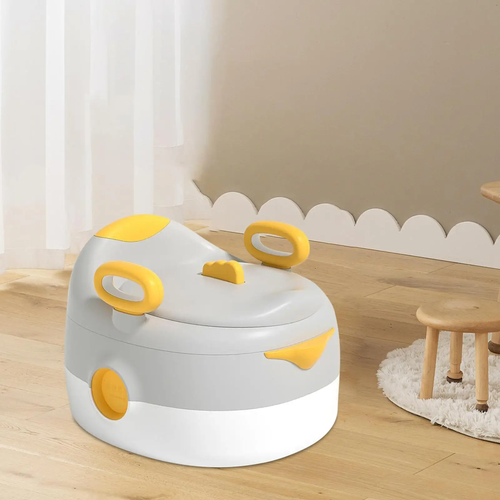 Toddler Potty Baby Toilet Trainer Portable Training Toilet For Travel Stable And Safe Oval Bottom Design Non Slip Potty