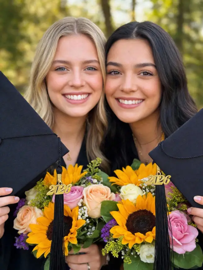 1/6pcs Graduation Tassel Graduation Cap Flow, Graduation Tassel With 2026 Graduation Cap Amulet, Graduation Ceremony With Orname image 3