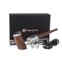 Kamry K1000 Plus E Pipe Kit Electronic Hookah Pen 1100mAh with 4ml K1000 Plus Atomizer Max 30W Wooden Design Vapor Mod