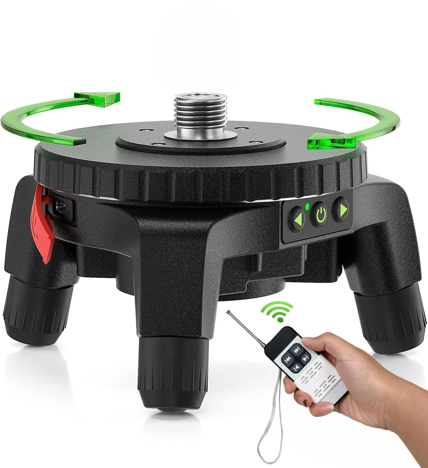 PT5 Laser level adapter Electric Rotating Base for Laser Level with Remote Control & 5/8